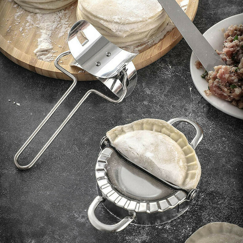 (💥49% OFF--Last Day Sale)--Set Of Dumpling Mould(Dumpling mould+Flour ring cutter)--BUY 2 SETS GET 5% OFF