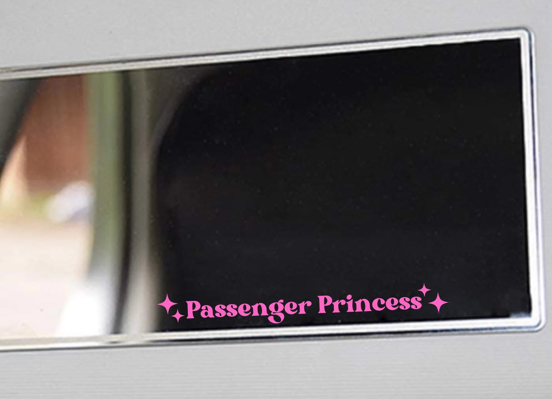 Passenger Princess Mirror Car Decal👑