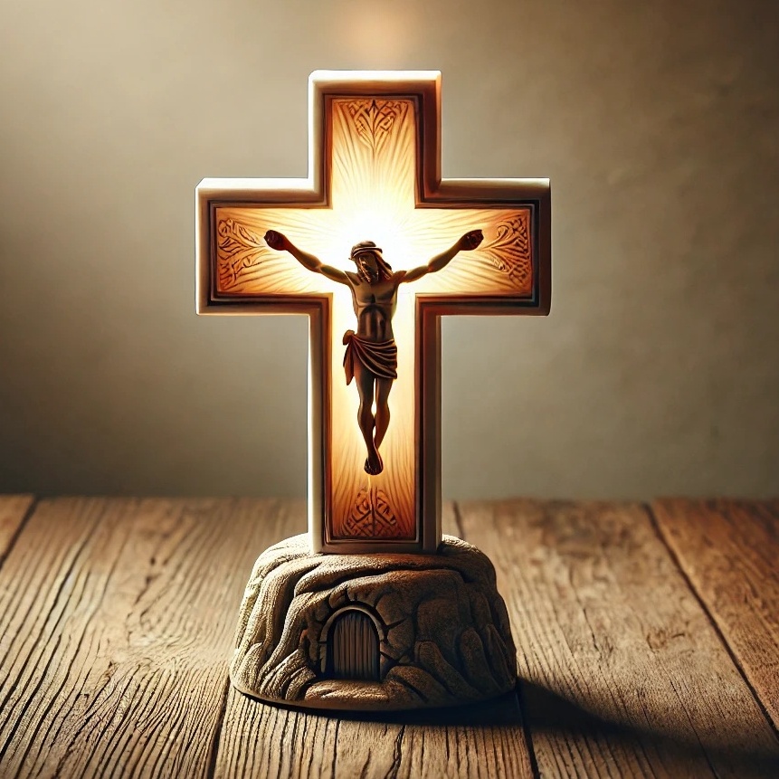 Jesus Figurine Lamp