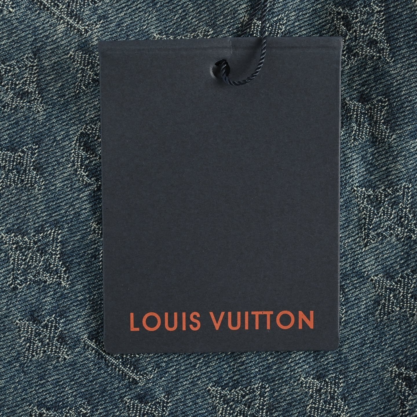Louis Vuitton 25ss all-over monogram jacquard suit with denim shorts