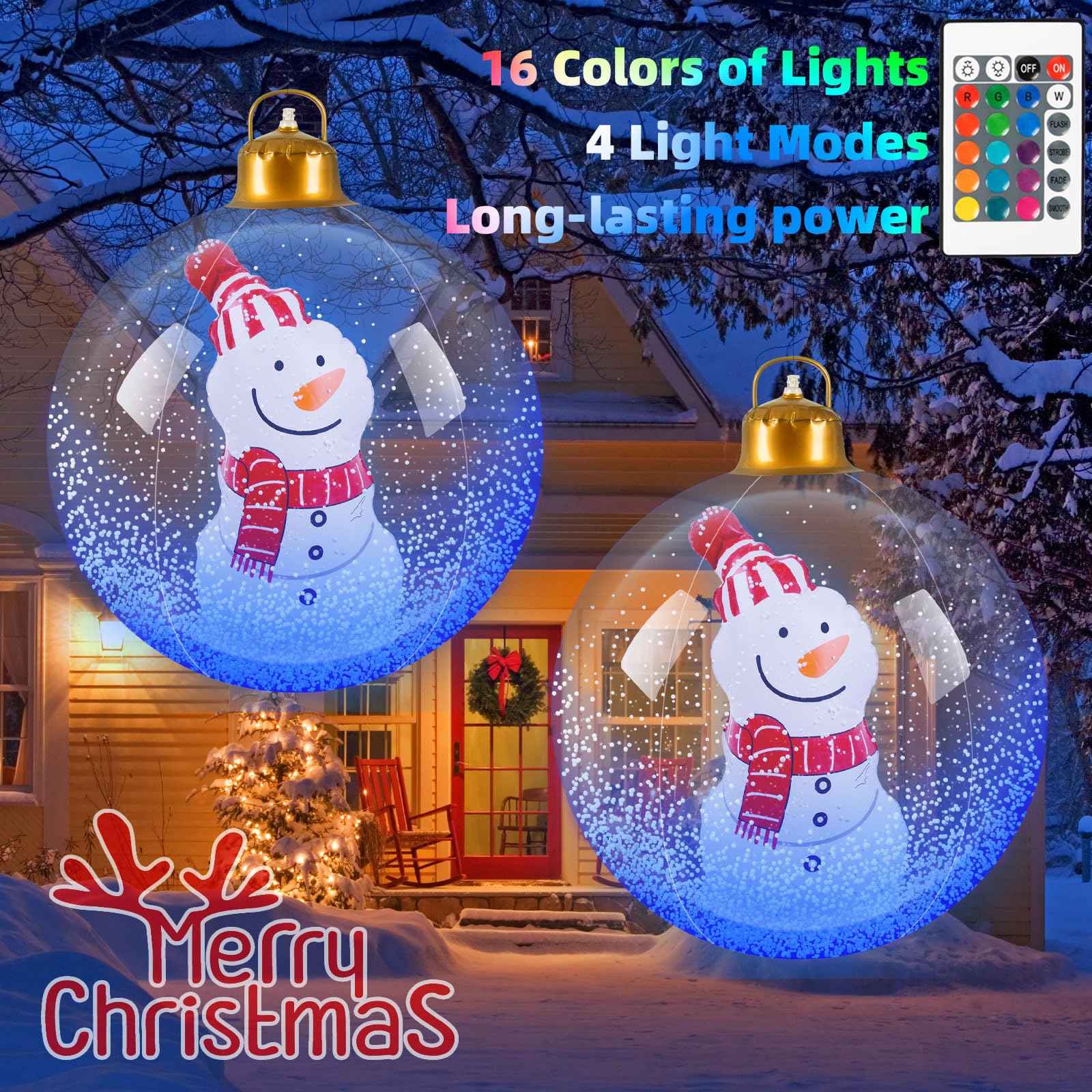 🎄Early Christmas Sale 49% OFF🎄 Inflatable Christmas Snowman Bauble