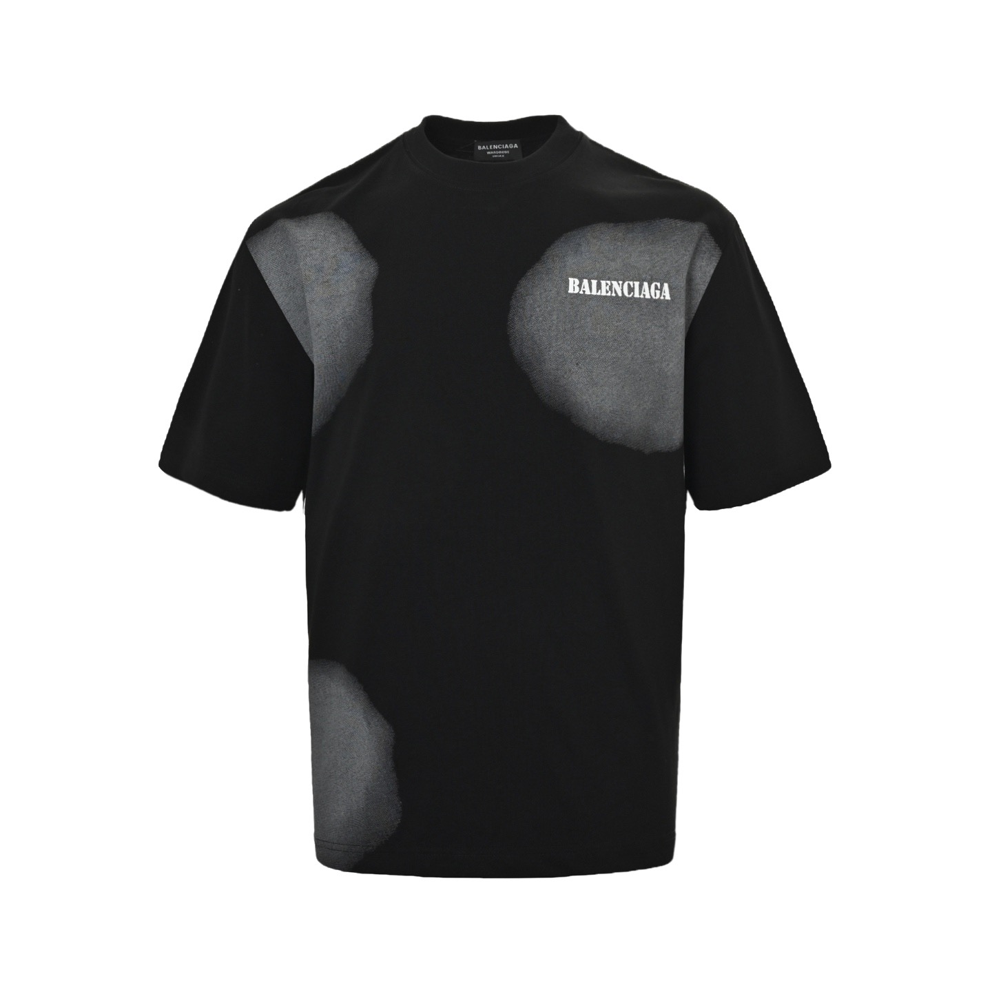 Balenciaga 25ss mottled back short-sleeved shirt