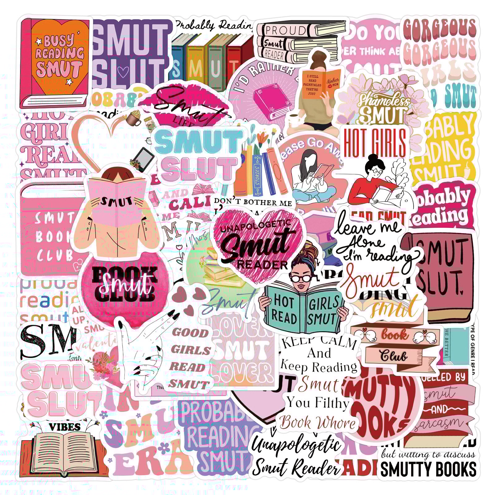 Book Stickers for Kindle 120-Pack