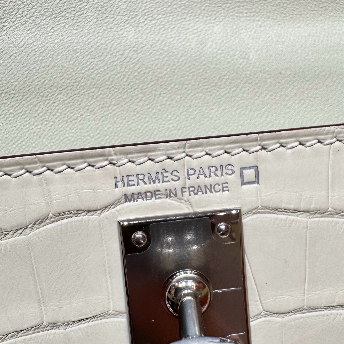 Hermes mini kelly 3CParchemin handbag (handmade to order)