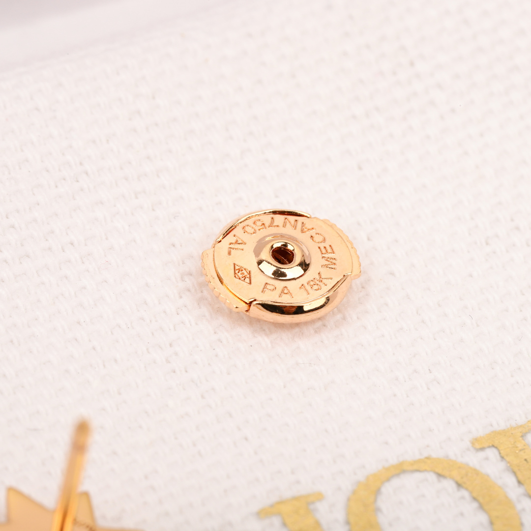 Dior eight-pointed star earrings