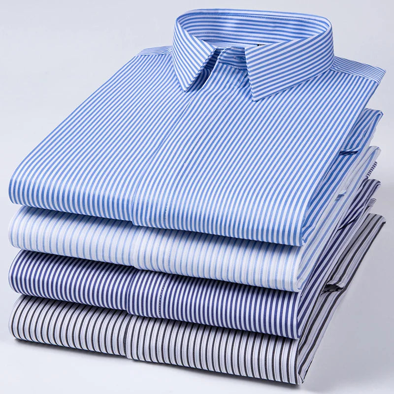 Nicolas Colombel Tailored Striped Button-Up