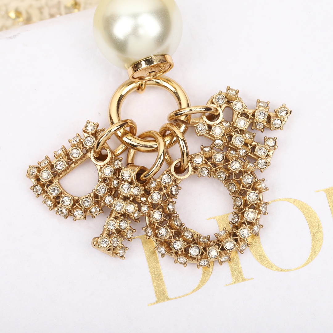 Dior Alphabet Diamond Earrings