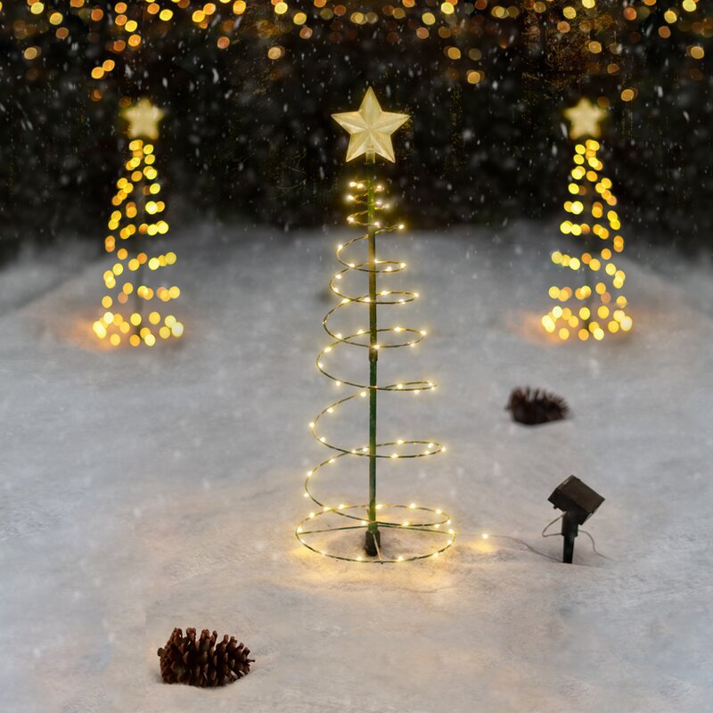 Solar Metal LED Christmas Tree (🔥Buy 2 Get 1 Free & Free Shipping)
