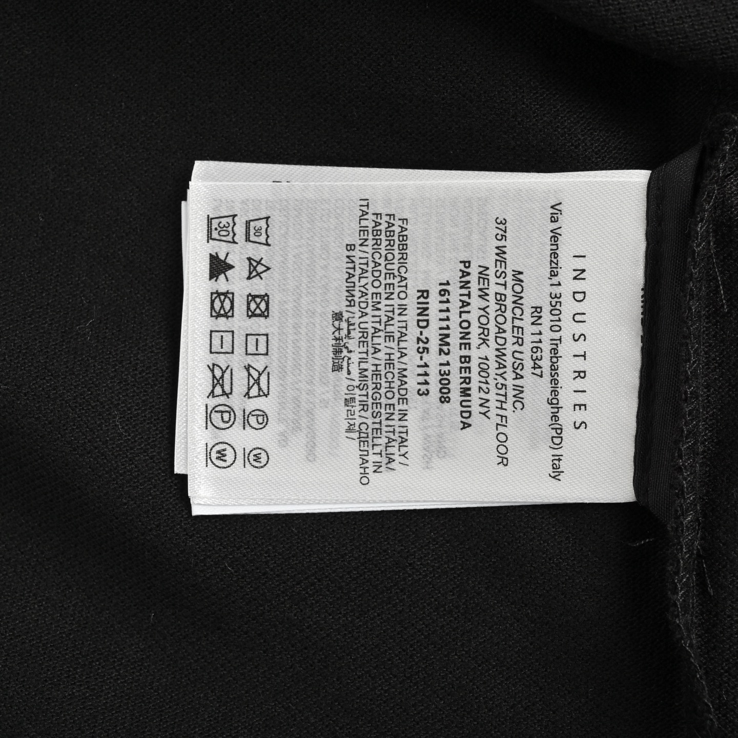 Moncler 25ss embroidered logo polo short sleeve