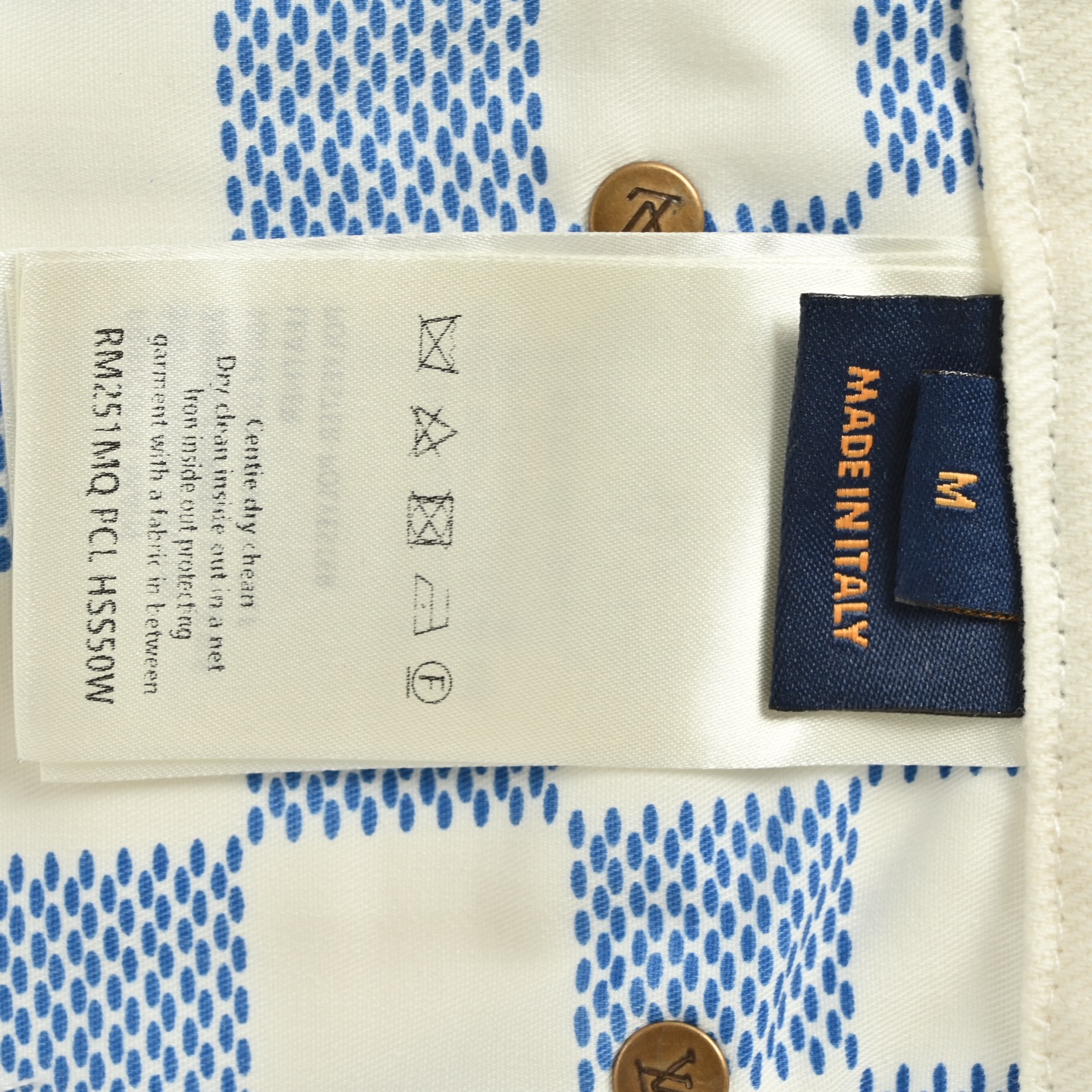 Louis Vuitton 25Fw jeans with embroidered logo on the back pocket