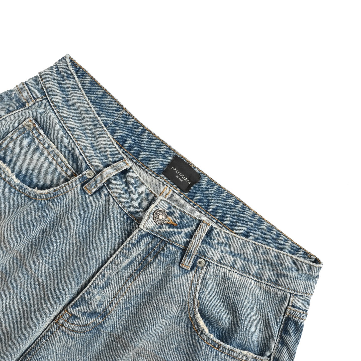 Balenciaga 25ss BAGGA wide-leg jeans