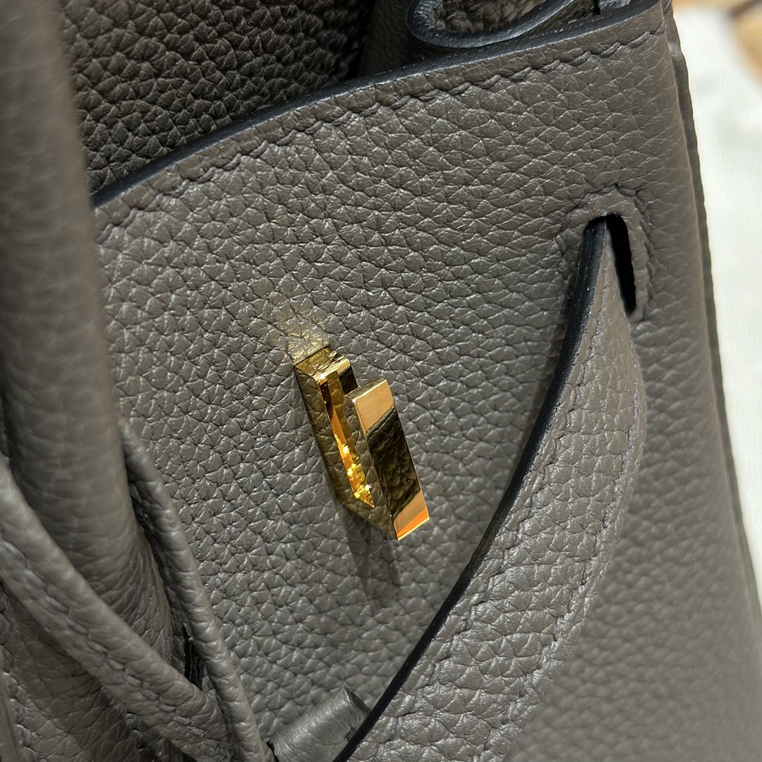 Hermes Birkin 8FGris Etain Handbag (Handmade to Order)