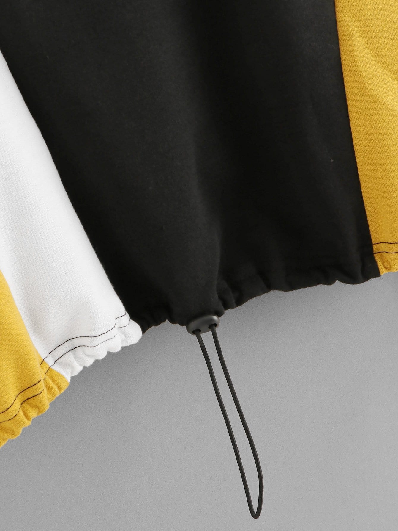 Color-Block Zip Up Sweatshirt