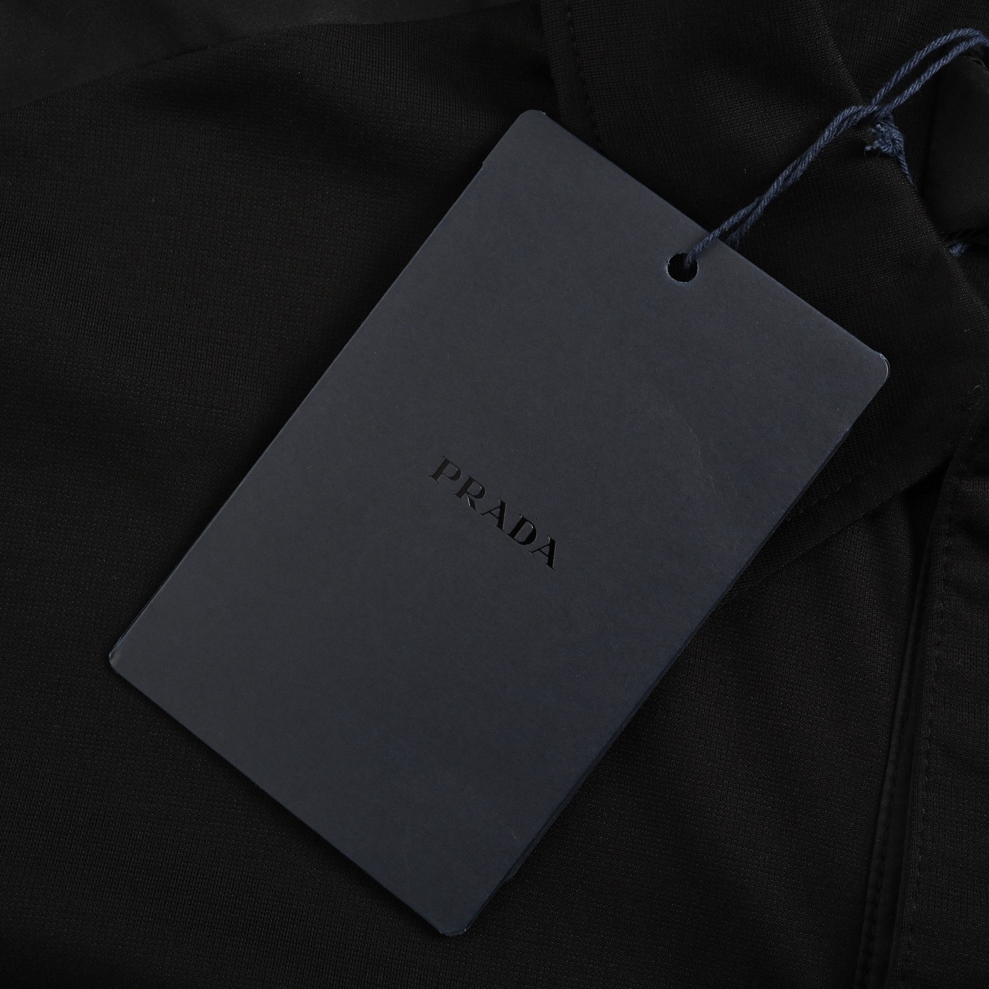 Prada 25ss triangle logo nylon pocket patchwork Polo short sleeve