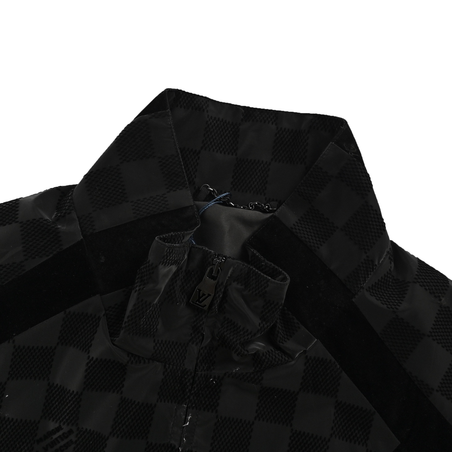 Louis Vuitton 24Fw Damier flocked checkerboard suit jacket