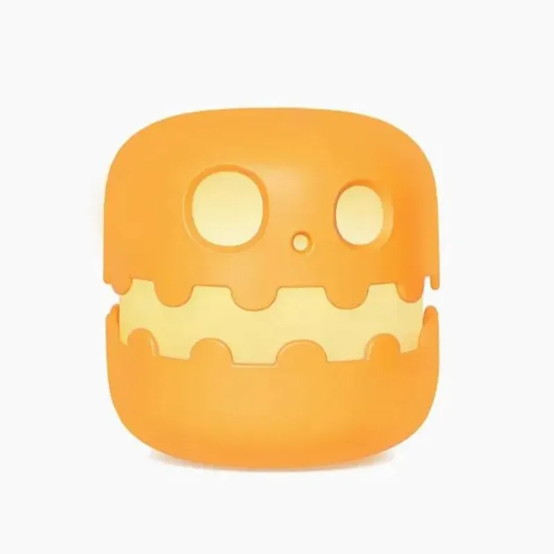 Pumpkin Night Light - Fun and Creative Gift, Ambiance Lamp. Rechargeable with Adjustable Brightness and Timer, Perfect LED Light for Halloween Decoration,Foldable Handheld Night Light Pumpkin Lantern for Halloween