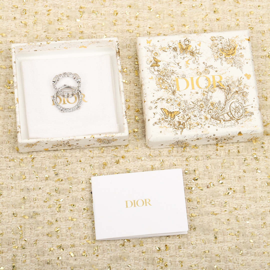 Dior two piece ring set