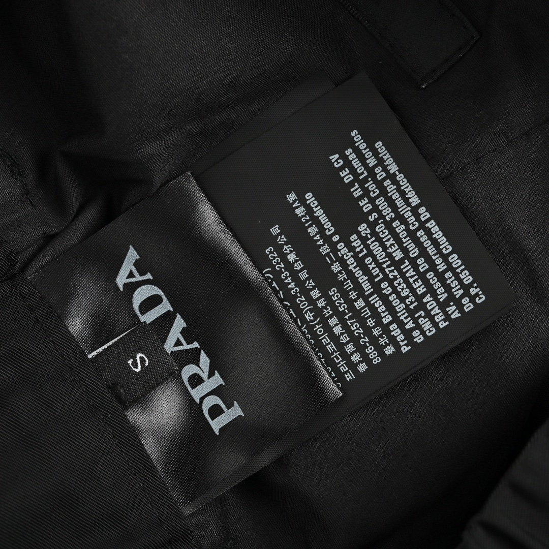 Prada Bermuda Nylon Side Pocket Cargo Shorts