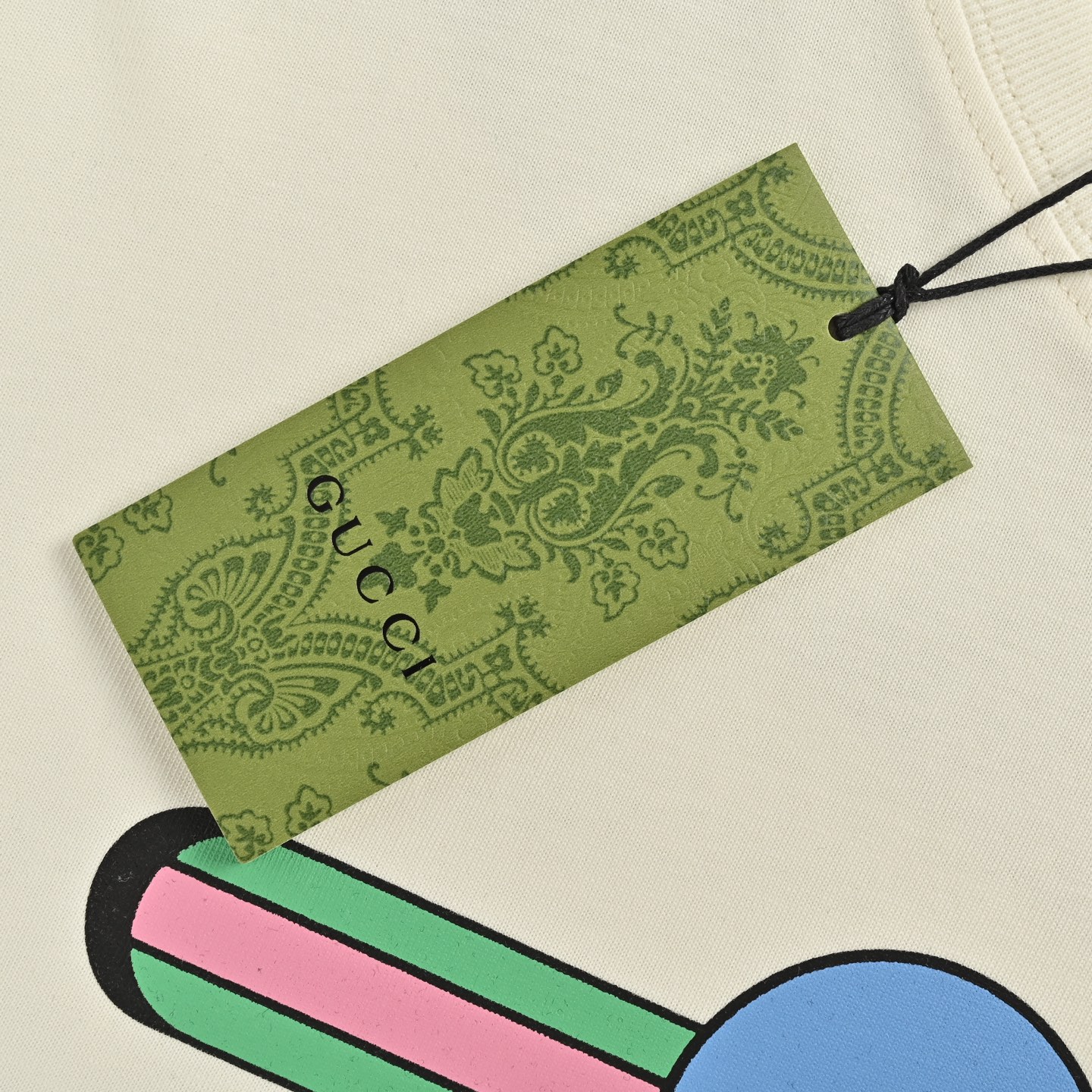 Gucci cartoon eyes print short sleeves
