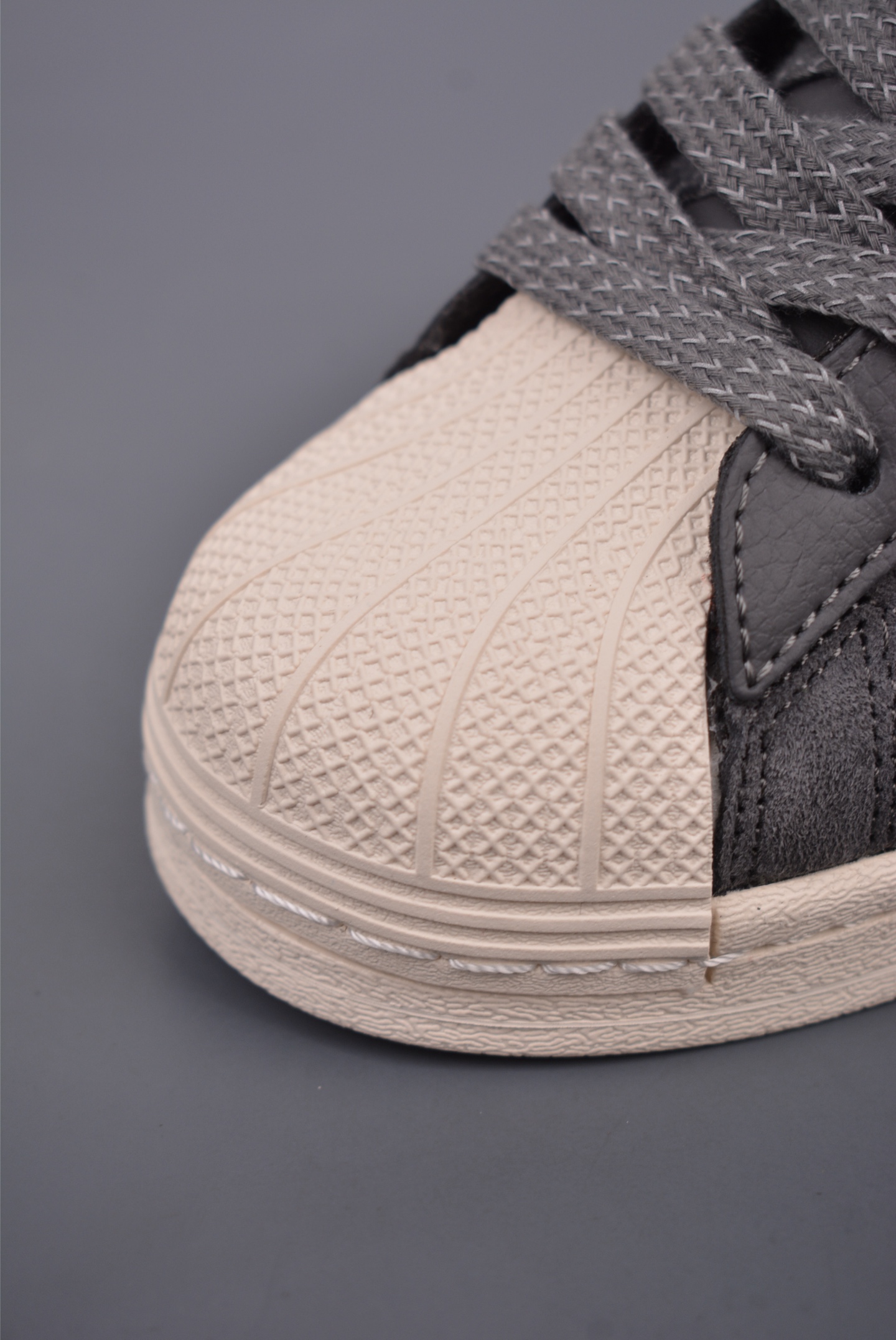 Stussy x Adidas Originals Superstar XLG Dark Grey BZ2514