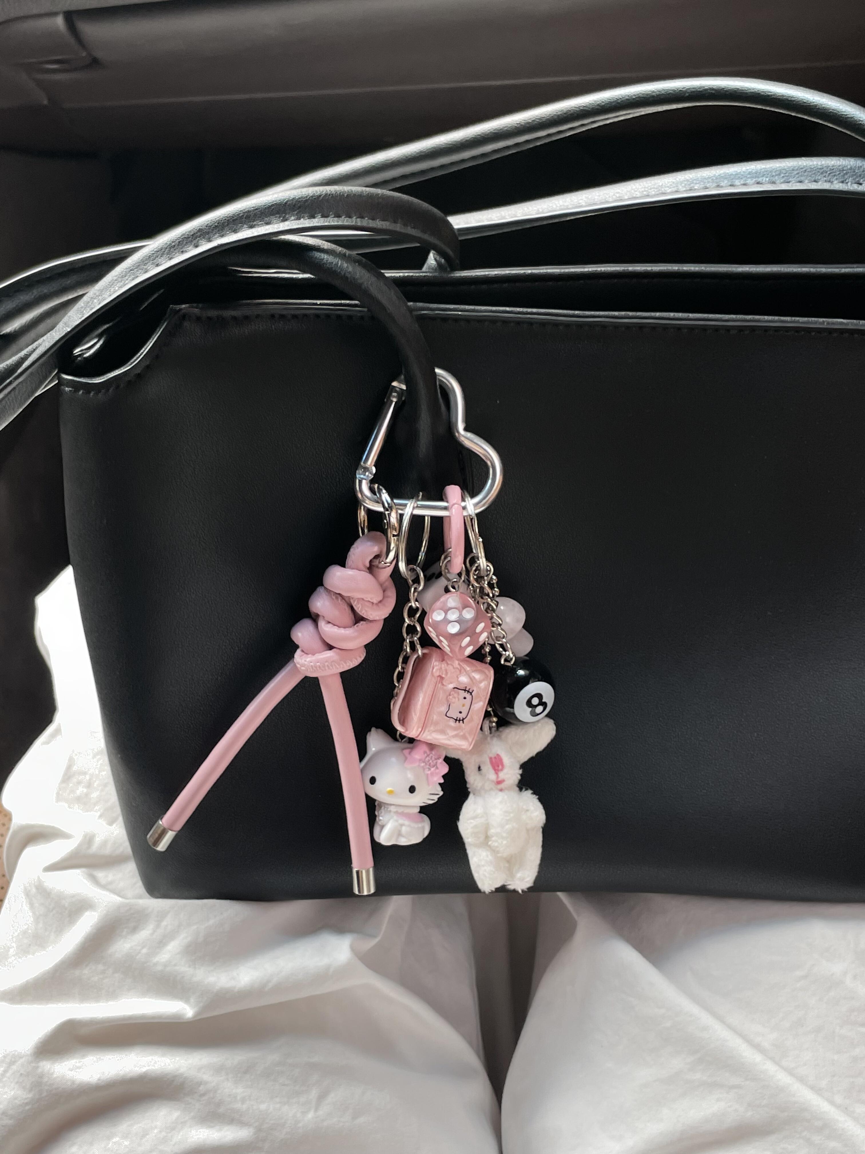 Charmmy Kitty Handmade Bag Charm Handbag Chains Decoration for Women Pendant Accessories for Purse Designer Shoulder Bag