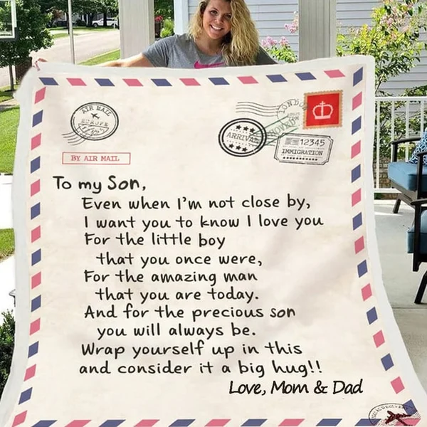 (🎁2024 New Year Hot Sale🎁)🎁Daughter's Gift - Letter Blanket Gift- Sweet Words To My Daughter (49% OFF TODAY)