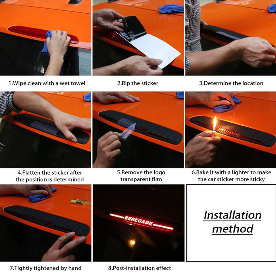 Rear Brake Light Pattern Sticker