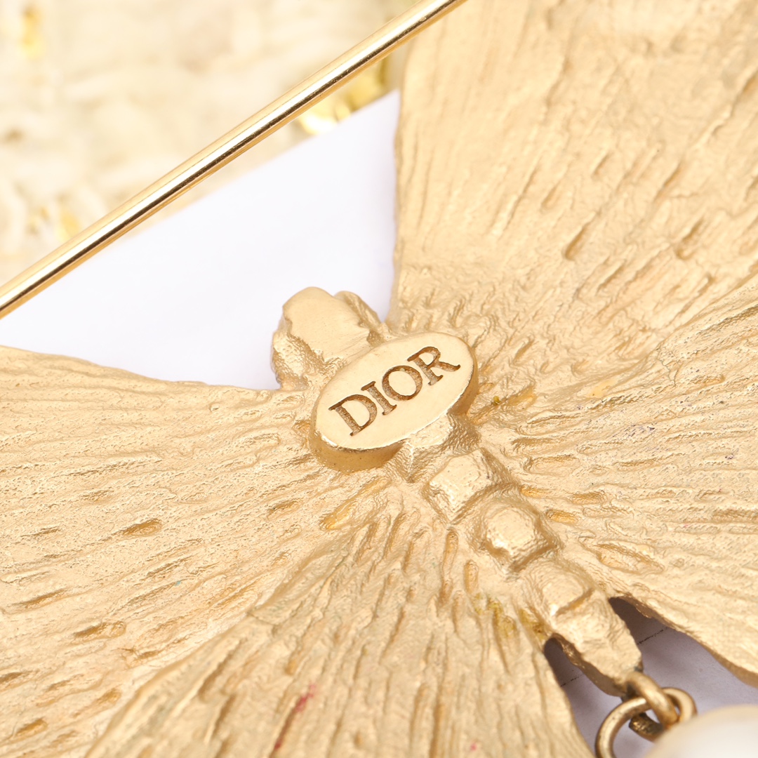 Dior Butterfly Brooch