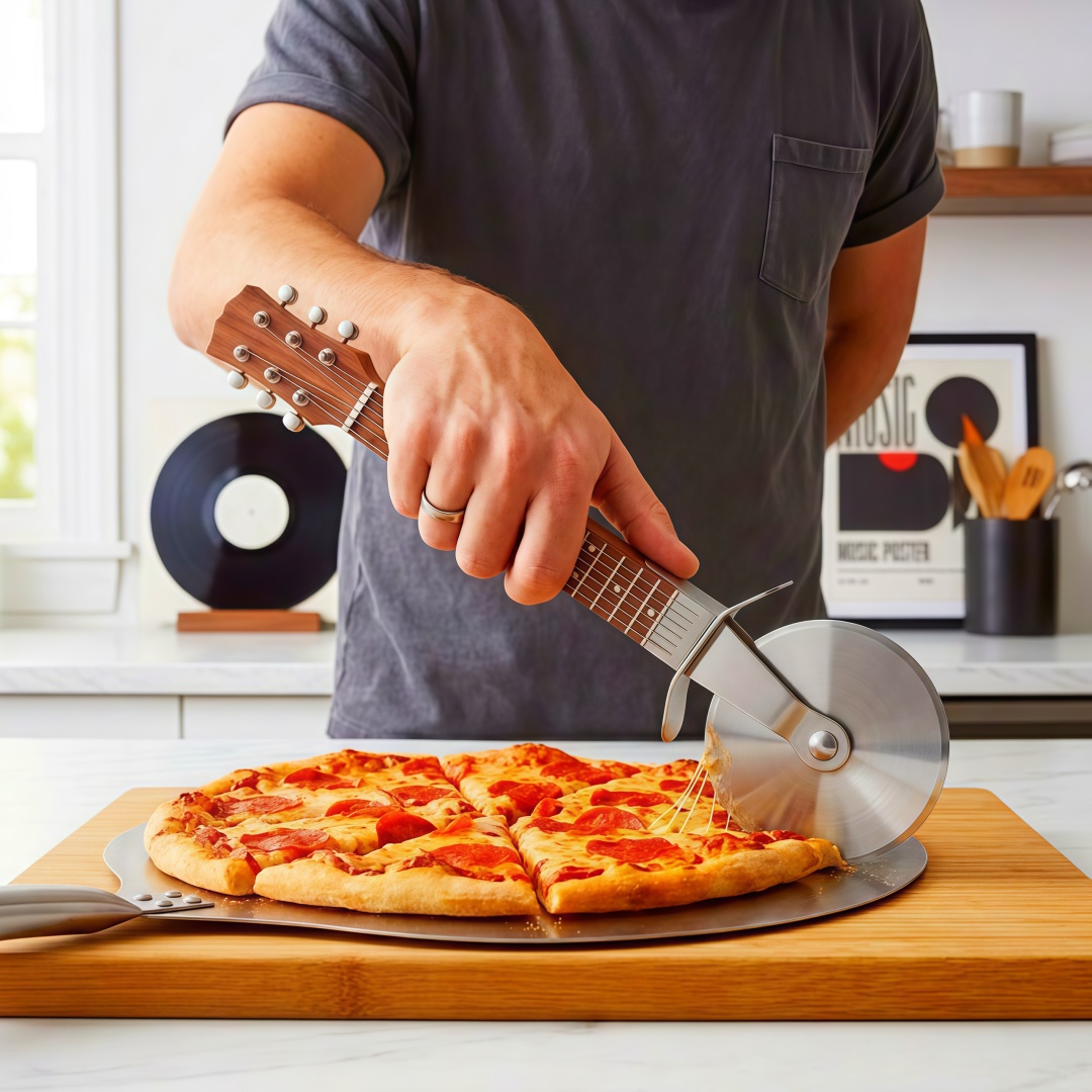 Guitar Pizza Cutter