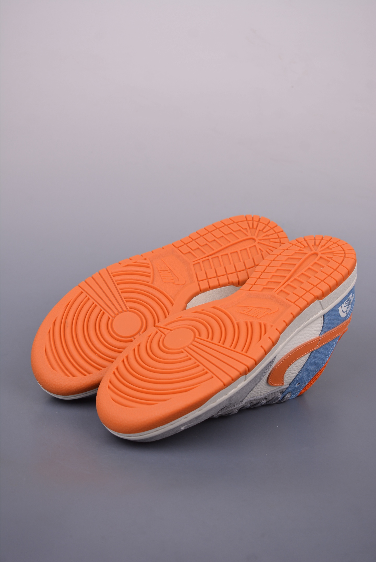 The North Face x Nike SB Dunk Low sneakers Gray, White, Blue and Orange CY5979-112