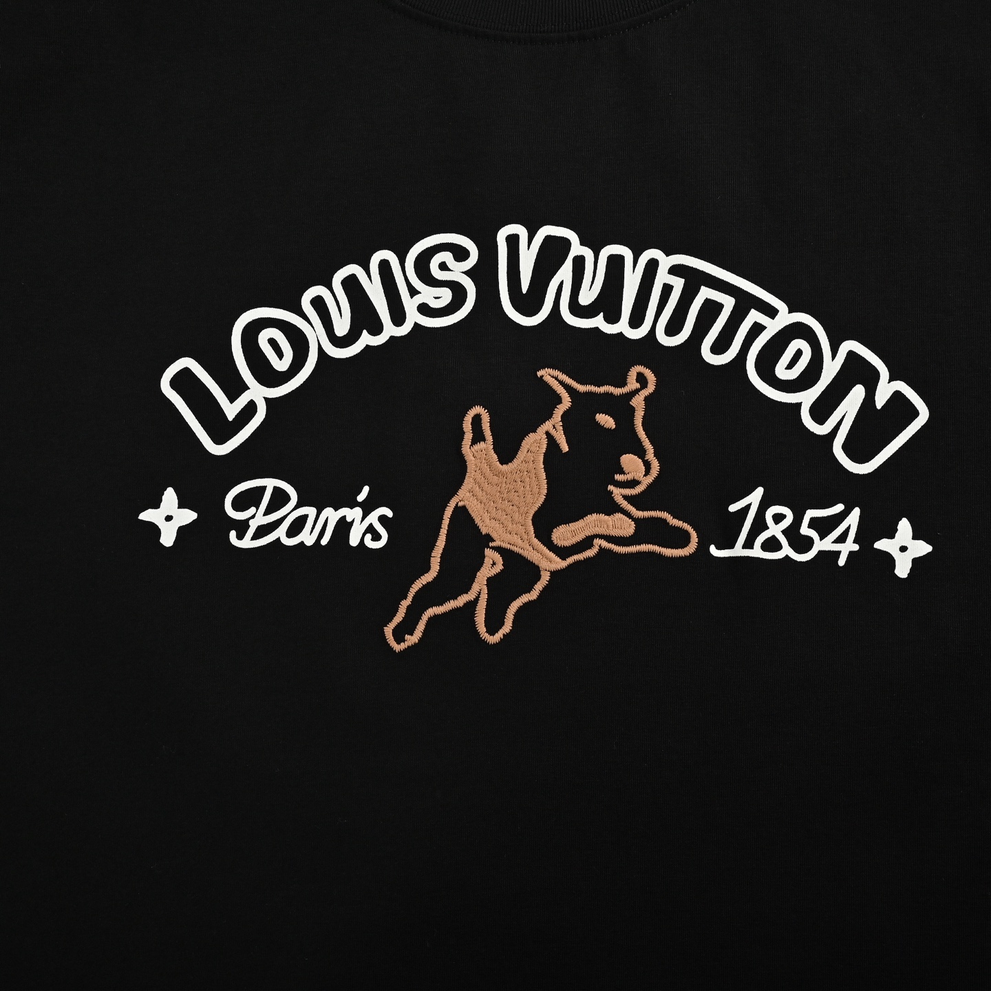 Louis Vuitton 24ss Bulldog Embroidered Short Sleeve