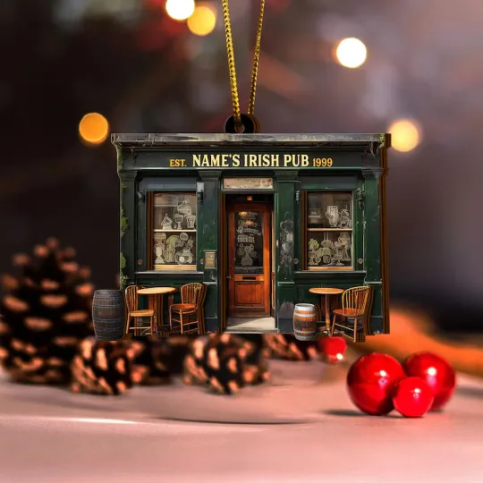 Irish Pub Ornament