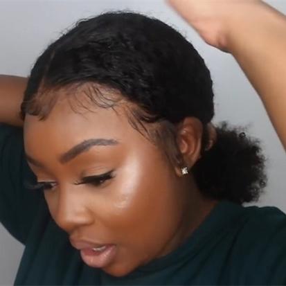 NEW Afro Wig Short Curly Black Brown Wigs for Women