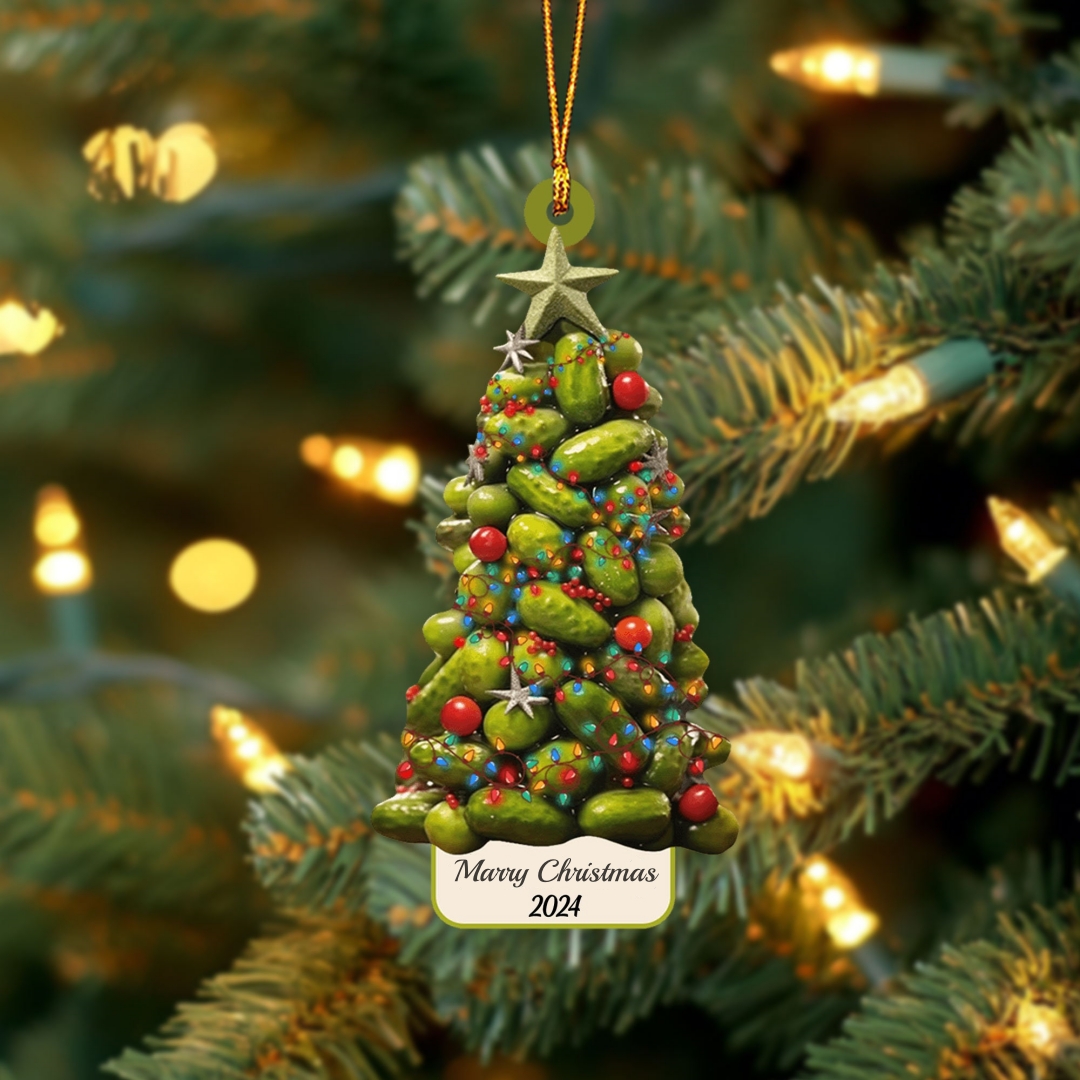 🥒Pickle Tree Christmas Ornament