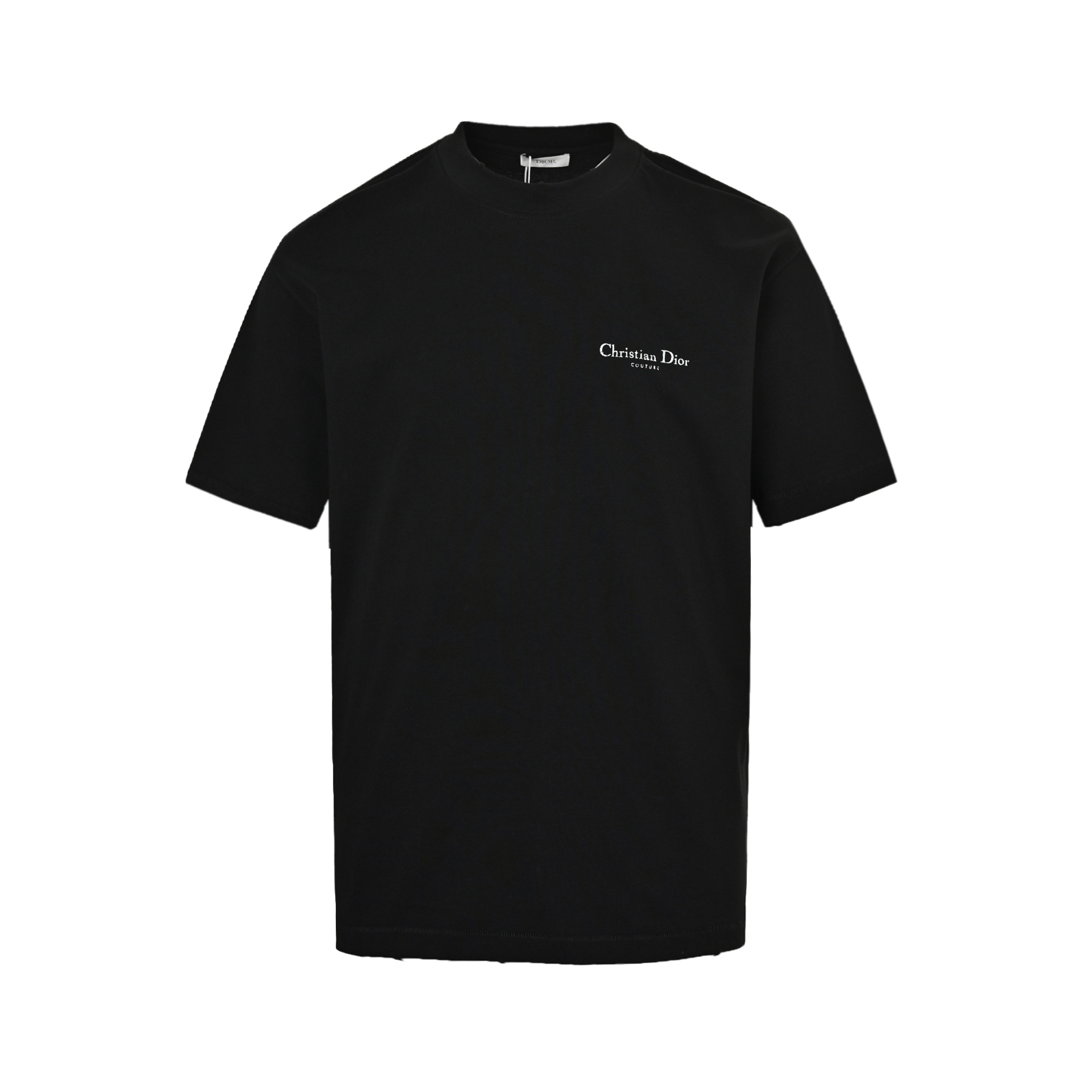 Dior 24ss mottled distressed letter hole short sleeve