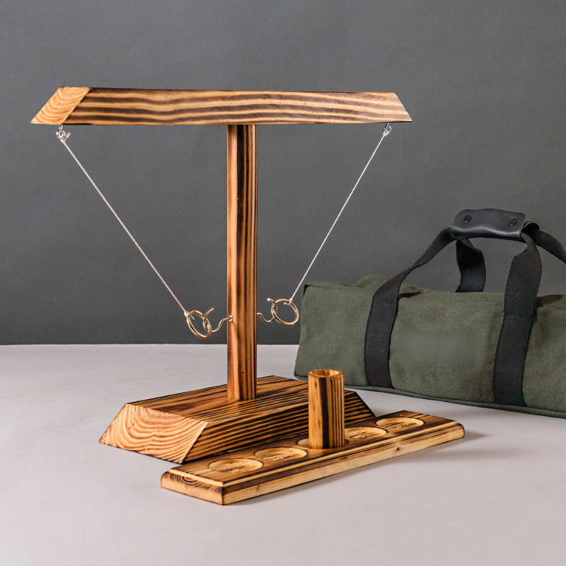 🔥Last Day Promotion - 50% OFF🔥 Wooden Ring Toss With Shot Ladder Bundle Game --Buy 2 Get 10% OFF Free Shipping