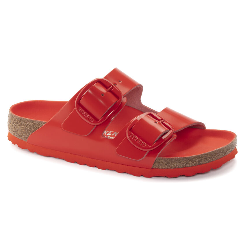 Arizona Big Buckle Natural Leather Patent B-33547