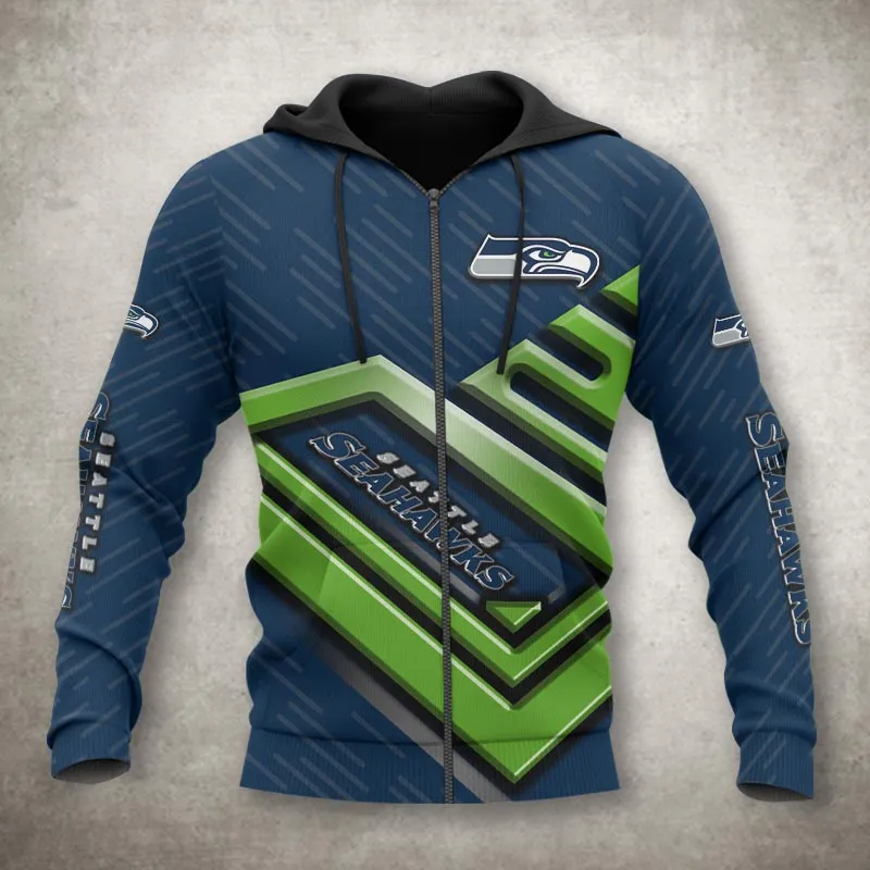 SEATTLE SEAHAWKS 3D HOODIE DK4400