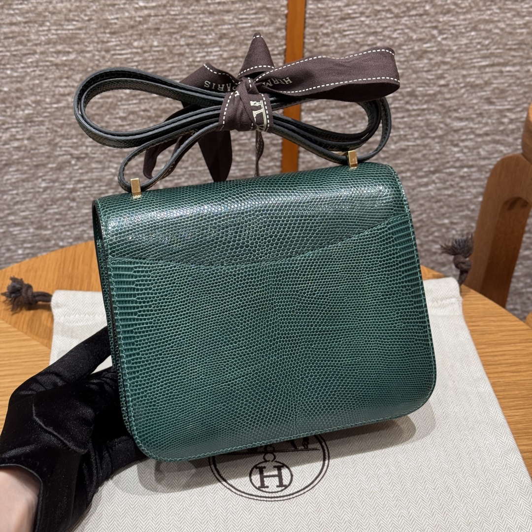 Hermès Constance 60Vert cypress (hand-made)