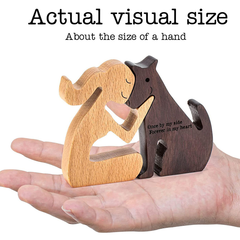 💙Wooden Carving Dog Memorial Gifts - Remembrance Loss of Dog🐾