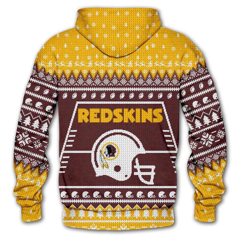 WASHINGTON 3D CHRISTMAS HOODIE ABC02