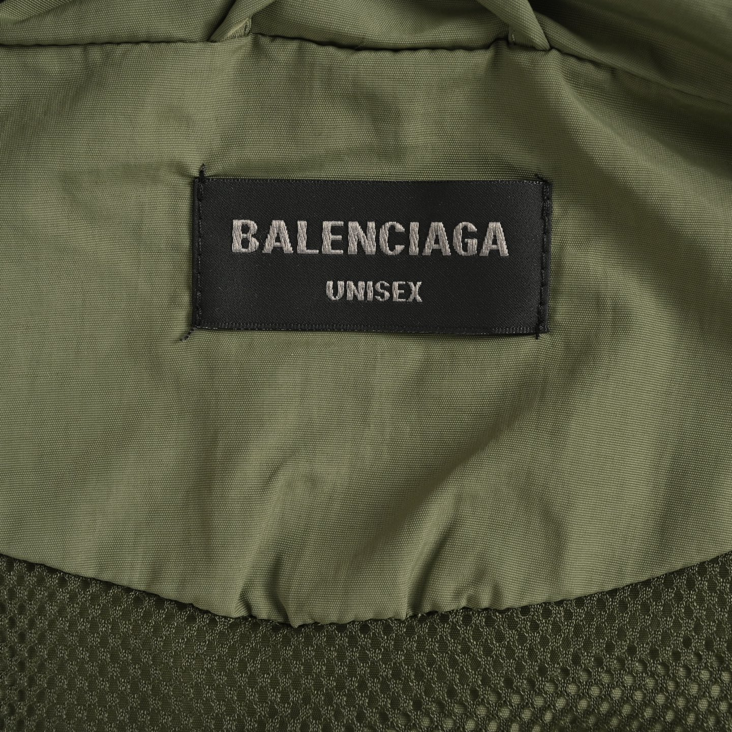 Balenciaga 25Fw Tape Dark Green Jacket
