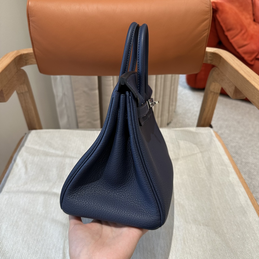 Hermes Birkin 73blue saphir handbag (handmade to order)