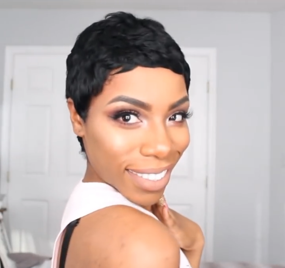 New Basic Cap Short Curly Bob