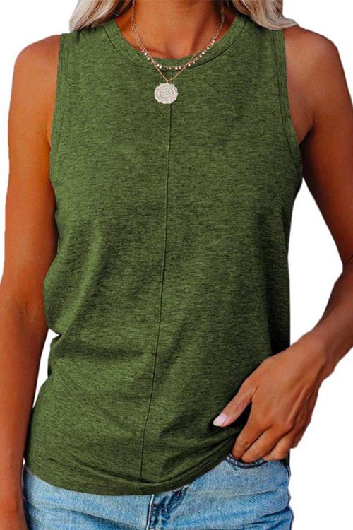 Heididress Sue Crewneck Solid Tank Top