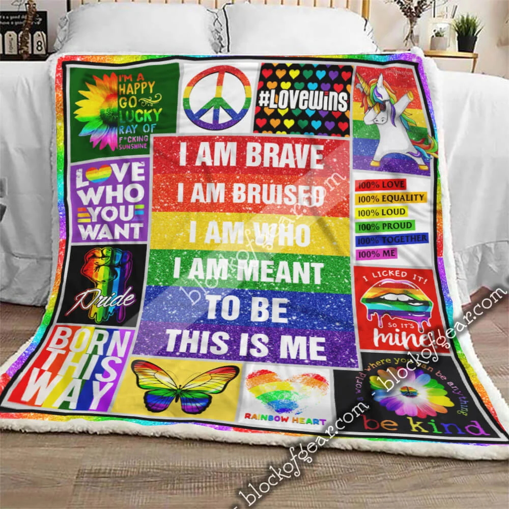 LGBT Pride This Is Me Sofa Throw Blanket THB1765R