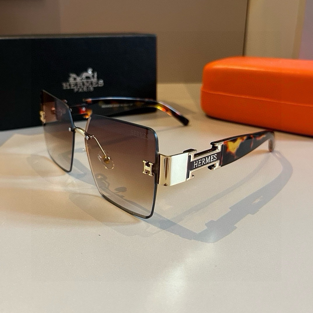 Hermes rimless sunglasses