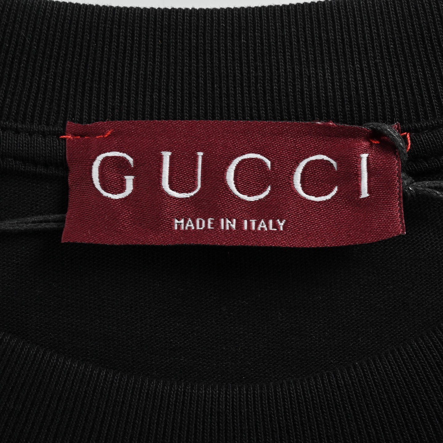 Gucci 25ss double belt logo print short sleeves