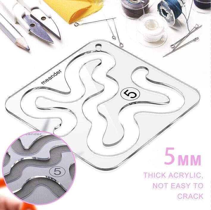 Free-Motion Garment Ruler Set