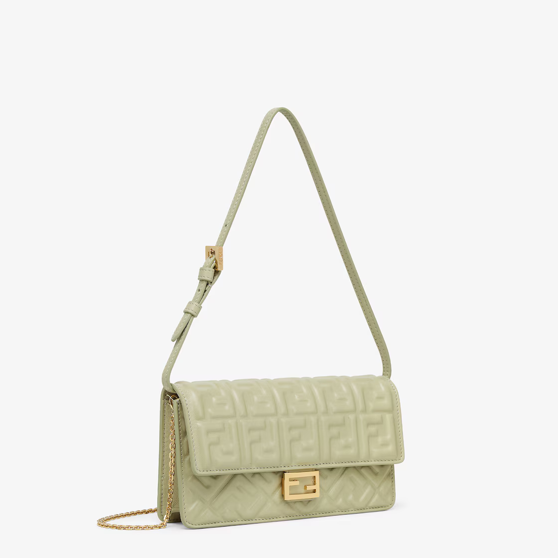 Fendi Chain Wallet Baguette Handbag 8M0498AAJDF1AST